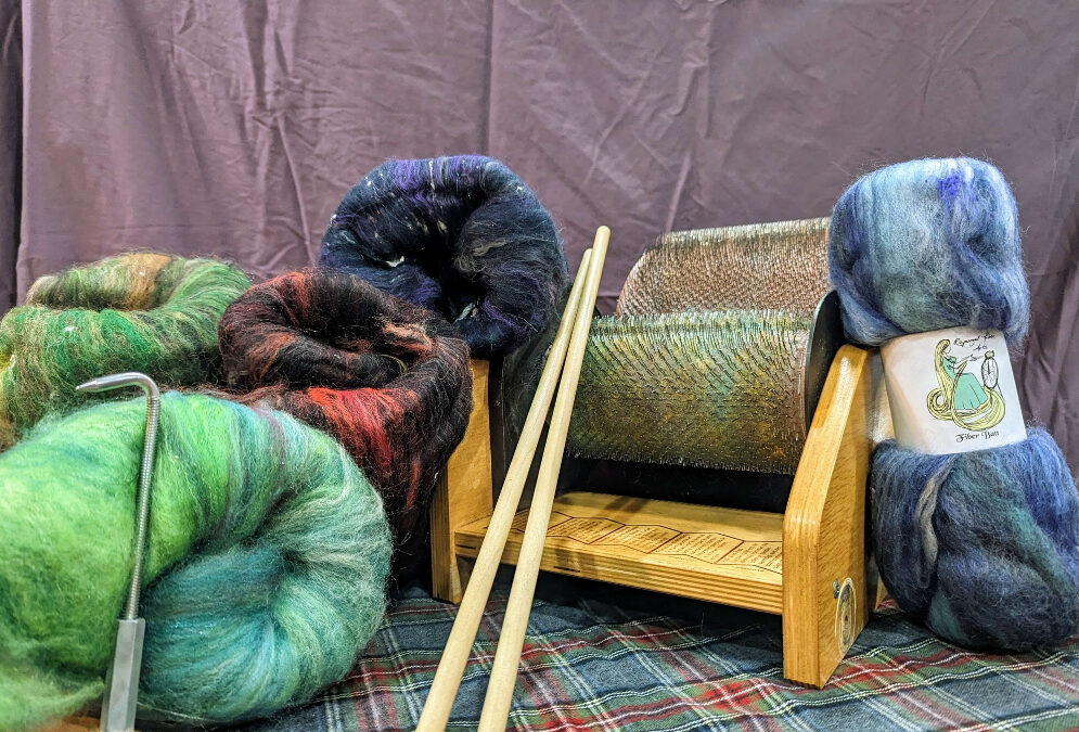 Blending Art Batts and Rolags for Handspinning