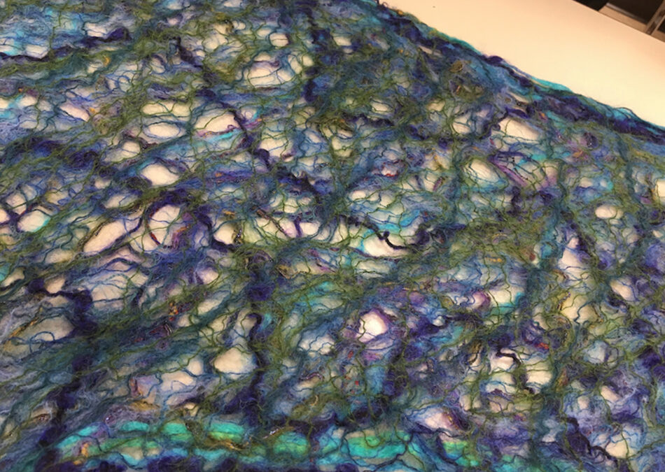 Felted “Scribble Scarf”